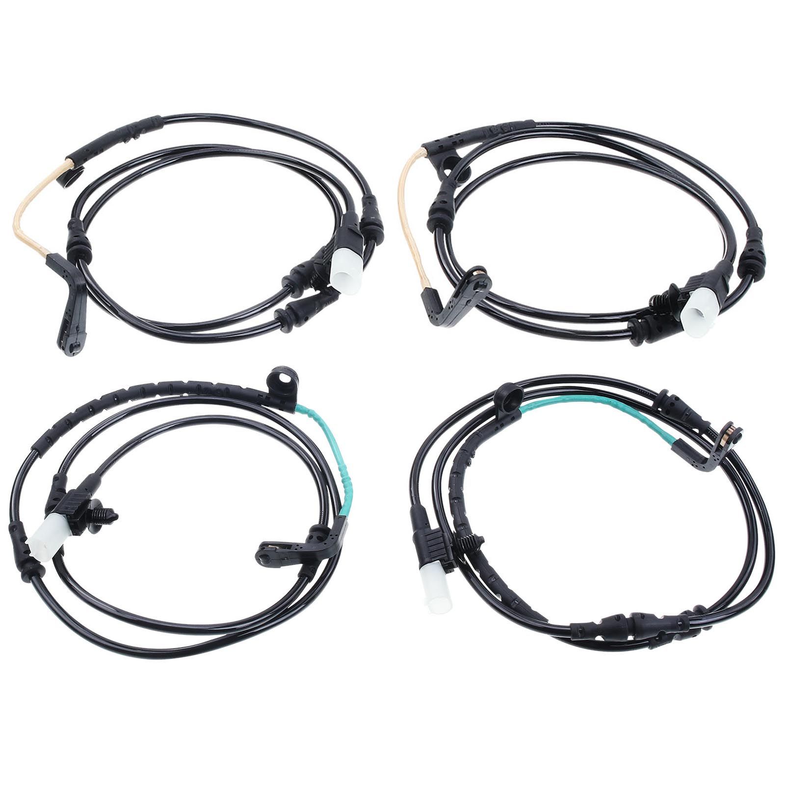 4 Pcs Front & Rear Disc Brake Pad Wear Sensor for Land Rover LR3 05-06 4.0L 4.4L