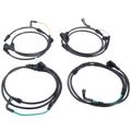 4 Pcs Front & Rear Disc Brake Pad Wear Sensor for Land Rover LR3 05-06 4.0L 4.4L