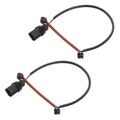 2 Pcs Front Disc Brake Pad Wear Sensor for 2016 Audi A8 Quattro