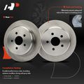 6 Pcs Rear Disc Brake Rotors & Brake Pads for 2002 Dodge Neon