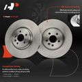 6 Pcs Front Disc Brake Rotors & Ceramic Brake Pads for 2010 Volvo XC70