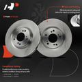 6 Pcs Front Disc Brake Rotors & Ceramic Brake Pads for 2006 Honda S2000