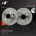 6 Pcs Front Disc Brake Rotors & Ceramic Brake Pads for Dodge Sprinter 2500 2007-2009