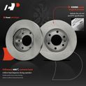 6 Pcs Front Disc Brake Rotors & Ceramic Brake Pads for Dodge Sprinter 2500 2007-2009