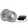 6 Pcs Front Disc Brake Rotors & Ceramic Brake Pads for Dodge Sprinter 2500 2007-2009