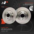 6 Pcs Front Disc Brake Rotors & Ceramic Brake Pads for 2015 Hyundai Sonata