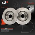 6 Pcs Front Disc Brake Rotors & Ceramic Brake Pads for 2015 Hyundai Sonata