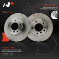 6 Pcs Front Disc Brake Rotors & Ceramic Brake Pads for BMW E36 E46 318i 323Ci Z3