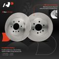 6 Pcs Rear Disc Brake Rotors & Ceramic Brake Pads for 2006 Buick Terraza