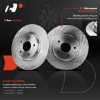8 Pcs Rear Disc Brake Rotor & Pads + Brake Caliper for Dodge Grand Caravan Ram C/V