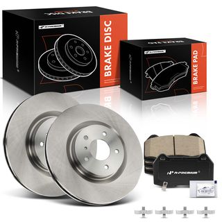 6 Pcs Front Disc Brake Rotors & Ceramic Brake Pads for INFINITI G35 Nissan