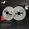 6 Pcs Front Disc Brake Rotors & Ceramic Brake Pads for 2018 GMC Canyon