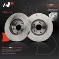 6 Pcs Front Disc Brake Rotors & Ceramic Brake Pads for Honda Accord HR-V 1.8L