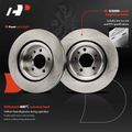 6 Pcs Front Disc Brake Rotors & Ceramic Brake Pads for 2006 Land Rover LR3