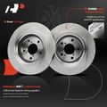 6 Pcs Front Disc Brake Rotors & Ceramic Brake Pads for 2018 Honda Odyssey