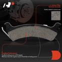 6 Pcs Rear Disc Brake Rotors & Ceramic Brake Pads for Ford Explorer Sport Trac 03-05