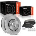 6 Pcs Front Disc Brake Rotors & Ceramic Brake Pads for 2006 Chrysler Town & Country