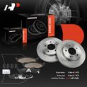 6 Pcs Front Disc Brake Rotors & Ceramic Brake Pads for Mercury Villager Nissan