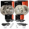 12 Pcs Front & Rear Disc Brake Rotors & Brake Pads for 2012 BMW 528i xDrive