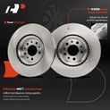 6 Pcs Front Disc Brake Rotors & Ceramic Brake Pads for 2015 Jeep Cherokee