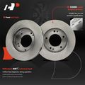 6 Pcs Front Disc Brake Rotors & Ceramic Brake Pads for 2008 Kia Sorento