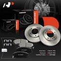 6 Pcs Front Disc Brake Rotors & Ceramic Brake Pads for Kia Sorento 2007-2009