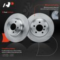 6 Pcs Rear Disc Brake Rotors & Ceramic Brake Pads for 2020 BMW 430i