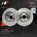 6 Pcs Front Disc Brake Rotors & Ceramic Brake Pads for 2015 Mercedes-Benz B250