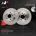 6 Pcs Front Disc Brake Rotors & Ceramic Brake Pads for 2021 BMW i3