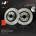 6 Pcs Front Disc Brake Rotors & Ceramic Brake Pads for Ford Taurus Mercury Sable