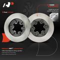 6 Pcs Front Disc Brake Rotors & Ceramic Brake Pads for 2009 GMC Canyon