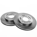 Front Disc Brake Rotors & Ceramic Brake Pads for 1995 Eagle Talon