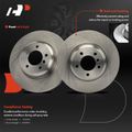 6 Pcs Front Disc Brake Rotors & Ceramic Brake Pads for 2011 BMW 135i