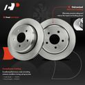 6 Pcs Rear Disc Brake Rotors & Ceramic Brake Pads for 2004 Mercury Marauder