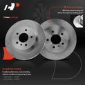 6 Pcs Rear Disc Brake Rotors & Ceramic Brake Pads for 2005 Pontiac Montana