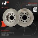 12 Pcs Front & Rear Disc Brake Rotors & Ceramic Pads for 2013 Volkswagen Jetta