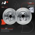 6 Pcs Rear Disc Brake Rotors & Brake Pads for 2019 Lincoln Continental