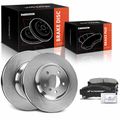 6 Pcs Front Disc Brake Rotors & Ceramic Brake Pads for 2013 Chevrolet Impala