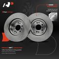 6 Pcs Front Disc Brake Rotors & Ceramic Brake Pads for 2015 Mercedes-Benz ML400