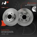 6 Pcs Front Disc Brake Rotors & Ceramic Brake Pads for 2000 INFINITI I30