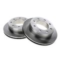 Front & Rear Disc Brake Rotors & Ceramic Brake Pads for 2006 Hummer H2