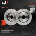 12 Pcs Front & Rear Disc Brake Rotors & Ceramic Brake Pads for 2016 Honda Pilot