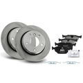 6 Pcs Rear Disc Brake Rotors & Ceramic Brake Pads for 1998 BMW 323i