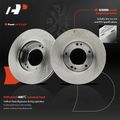 6 Pcs Front Disc Brake Rotors & Ceramic Brake Pads for 2006 Kia Sorento