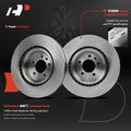 6 Pcs Front Disc Brake Rotors & Ceramic Brake Pads for 2008 Land Rover Range Rover Sport