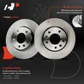 6 Pcs Front Disc Brake Rotors & Ceramic Brake Pads for 2004 Kia Sedona