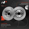 12 Pcs Front & Rear Disc Rotors & Brake Pads for 2020 Honda Civic