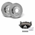 6 Pcs Front Disc Brake Rotors & Ceramic Brake Pads for 2012 Volkswagen Jetta