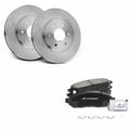 6 Pcs Front Disc Brake Rotors & Ceramic Brake Pads for 2010 Suzuki Equator