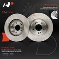 12 Pcs Front & Rear Disc Brake Rotors & Ceramic Brake Pads for 2019 Kia Sportage